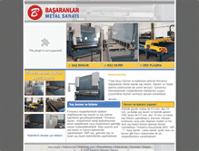 Tablet Screenshot of basaranlarmetal.com
